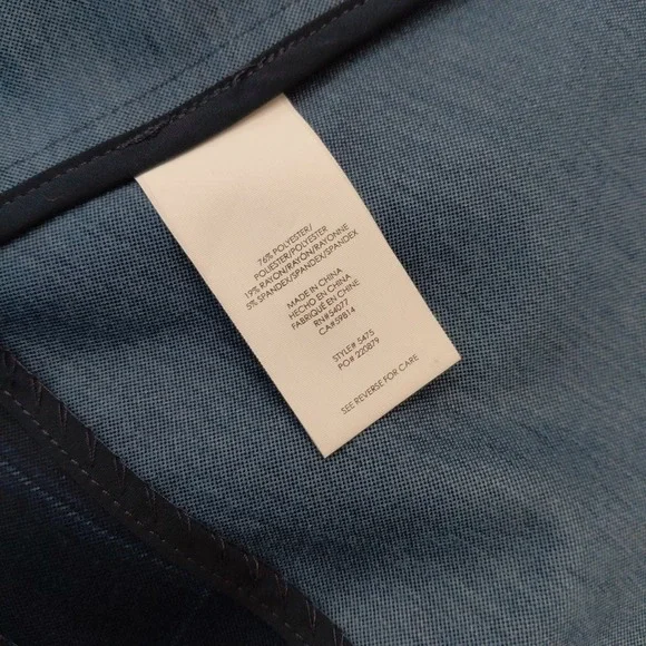 Cabi Women's Checkout Blazer 10 Jacket Sunset Kiss Blue Check Kick Pleat‎ Career - Picture 8 of 13